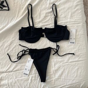 Urban outfitters black bikini